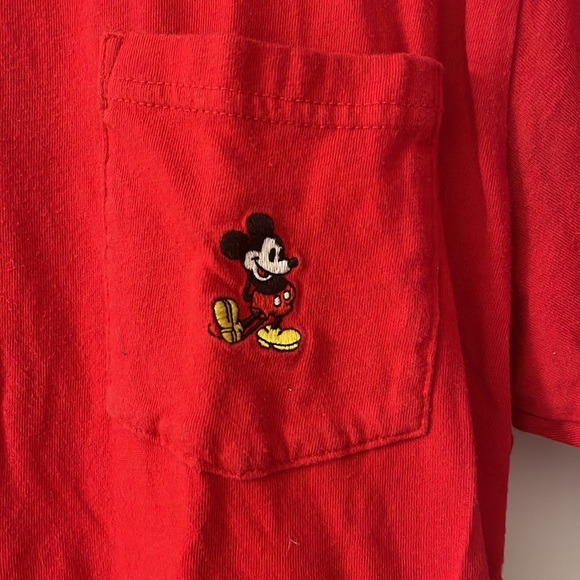 red mickey mouse pocket tshirt - Picture 2 of 3